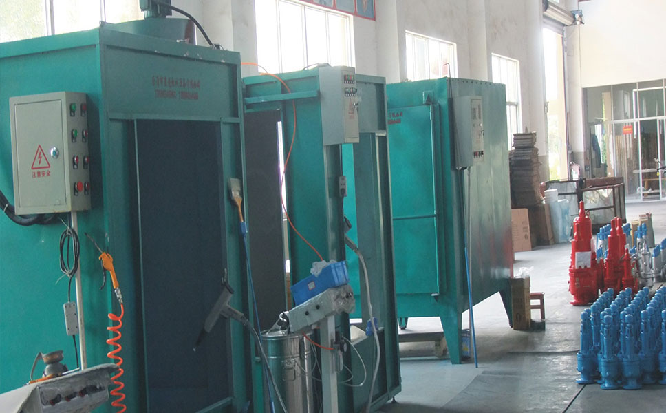 表面噴塑流水線